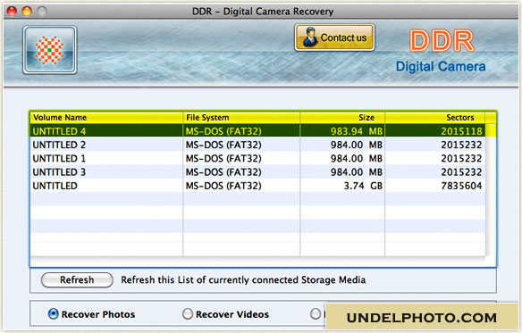 Data Doctor Recovery Digital Camera for Mac
